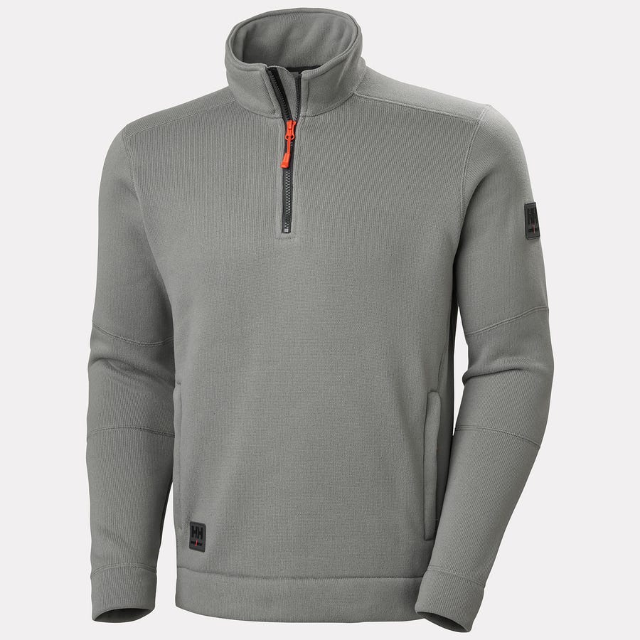 Helly Hansen - Kensington Halfzip Knit Fleece - 72251 - Mid Grey