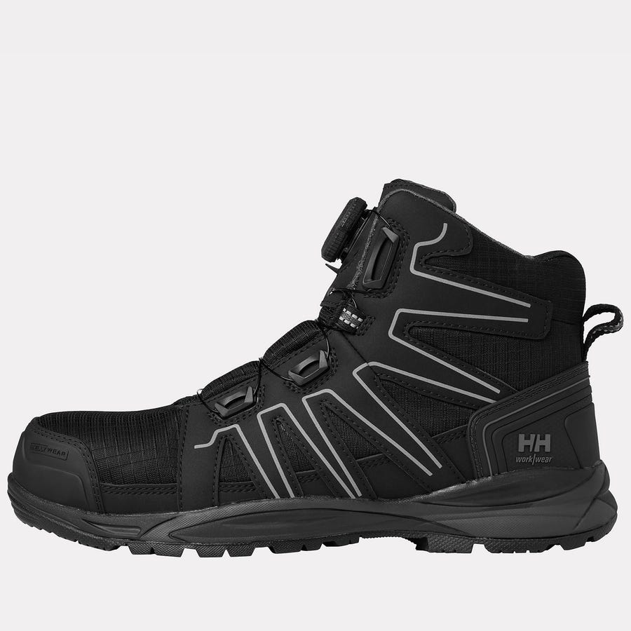 Helly Hansen - Manchester Mid Boa S3S - 78424 - Black/Grey