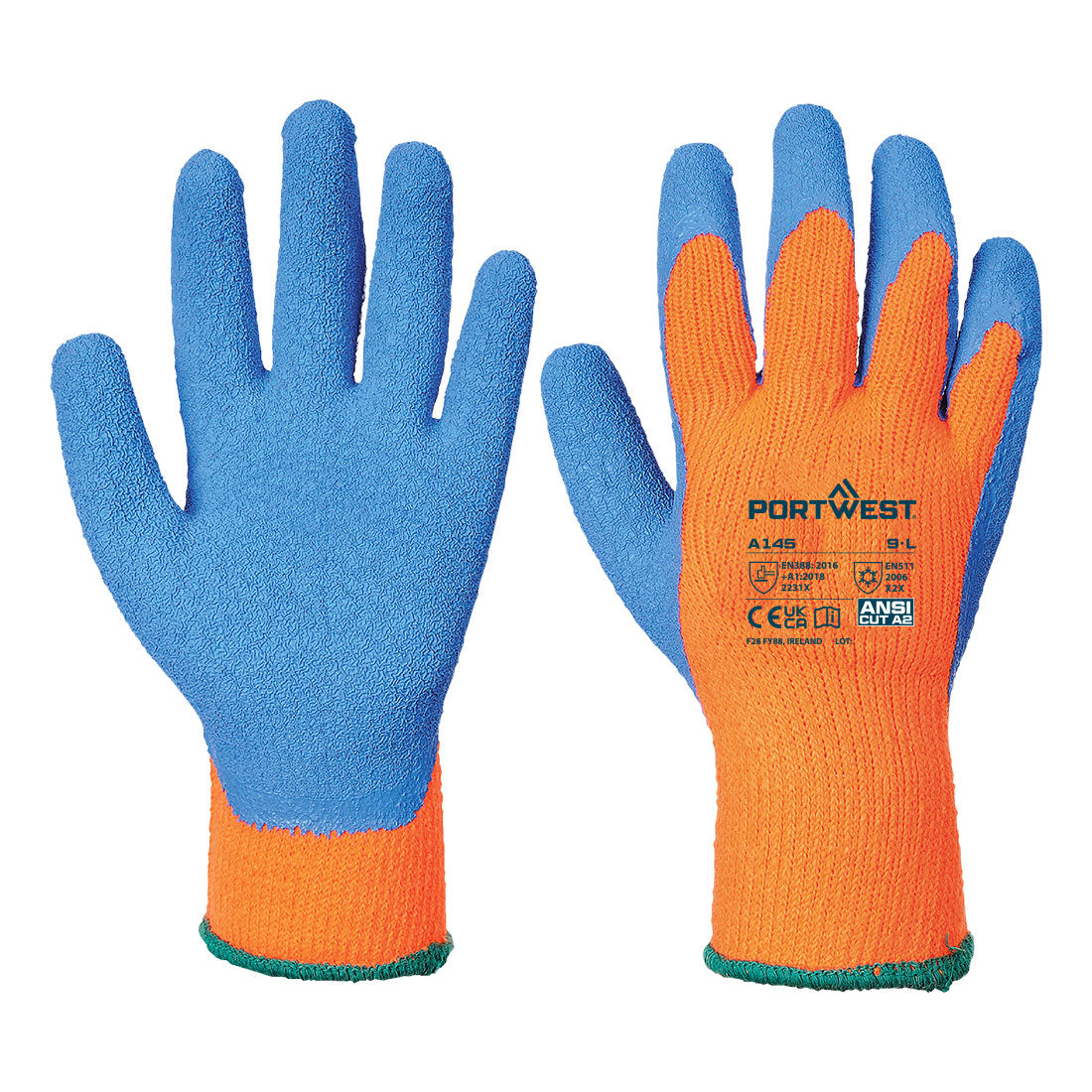 Portwest - Cold 7 Latex Crinkle Glove - A145