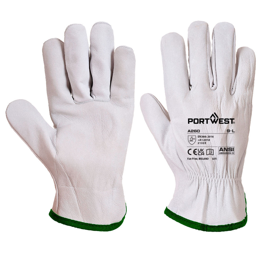 Portwest - Leather Driver 115 Goat Grain Glove - A260