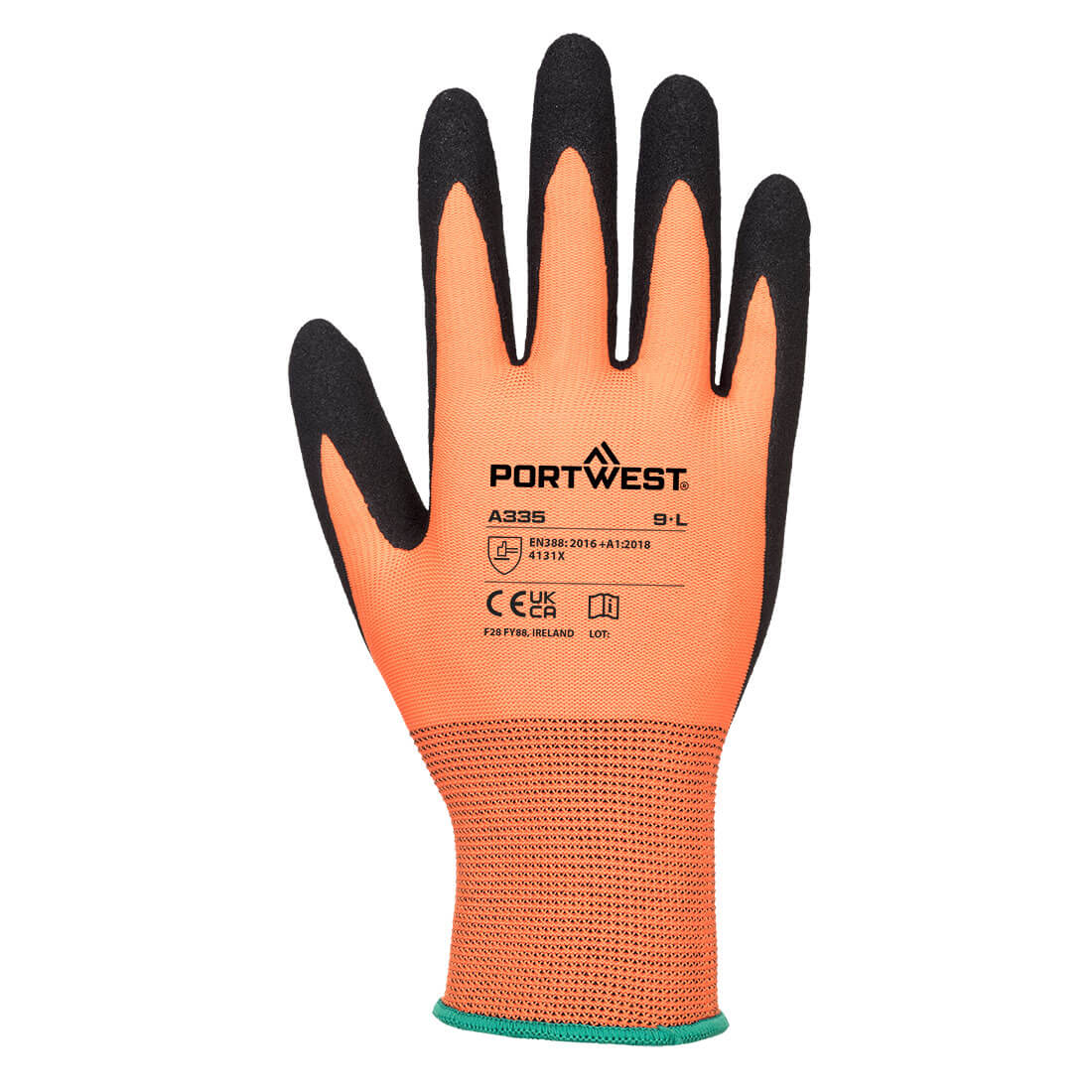 A335 Orange/Black Back