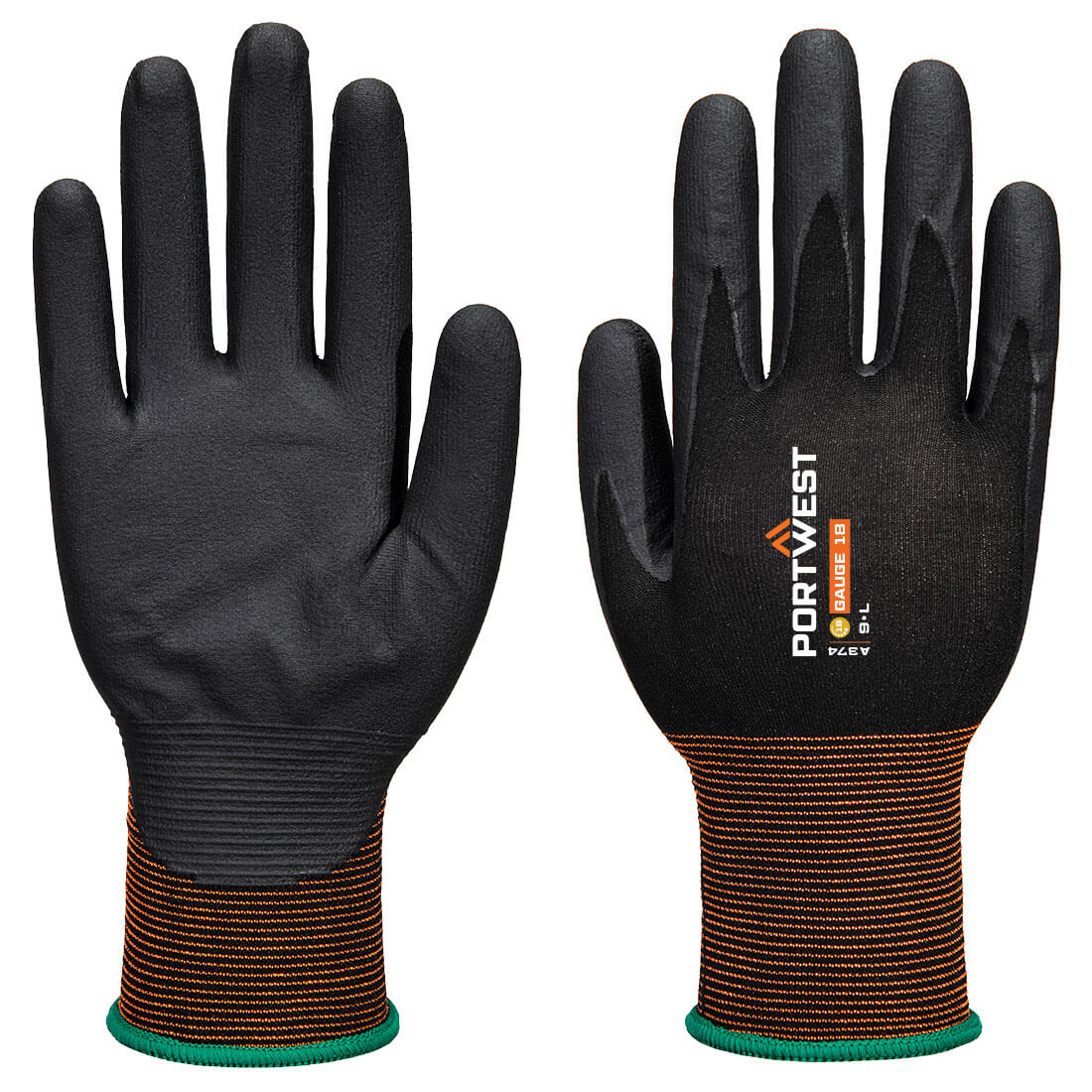 Portwest - GP Grip 18 Nitrile Micro Foam Glove - A374