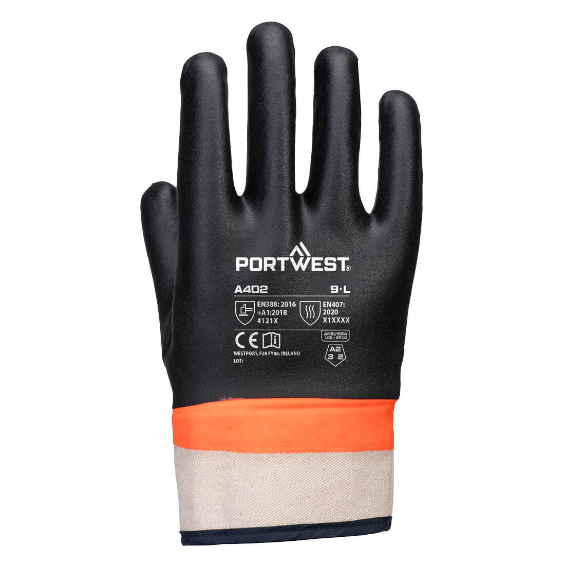 A402 Black/Orange Back