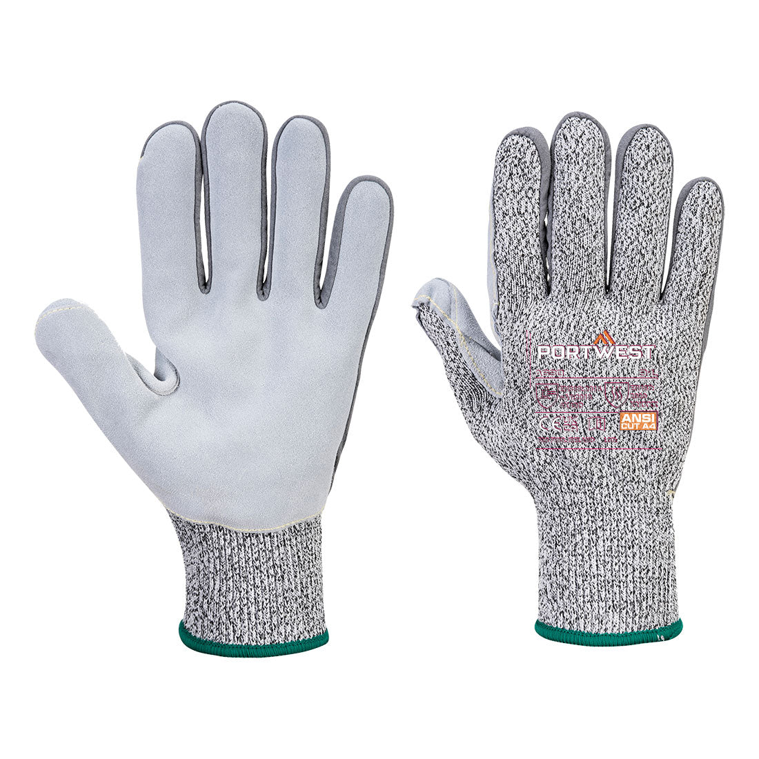 Portwest - Cut D13 Leather Palm Glove - A630