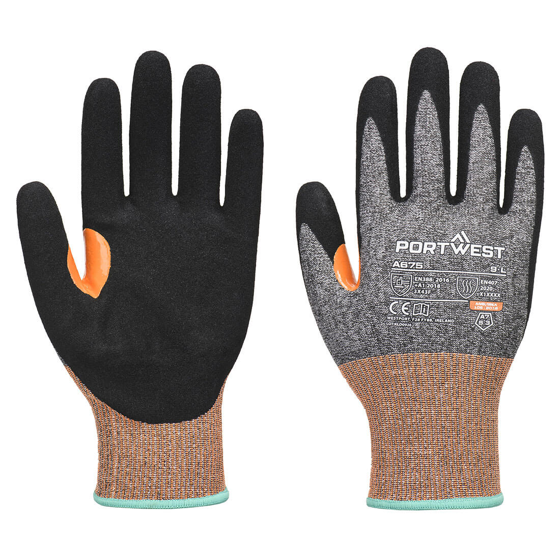 Portwest - CS Cut G18 Nitrile Sandy Glove A7 - A675