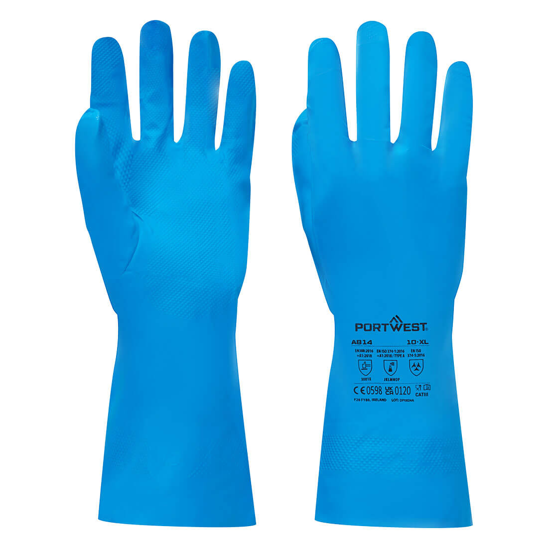 Portwest - Chem 330 Nitrile Food Gauntlet - A814