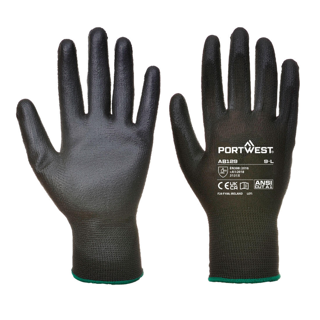 Portwest - Grip 13 PU Palm Essential Full Box (288 Pairs) - AB129