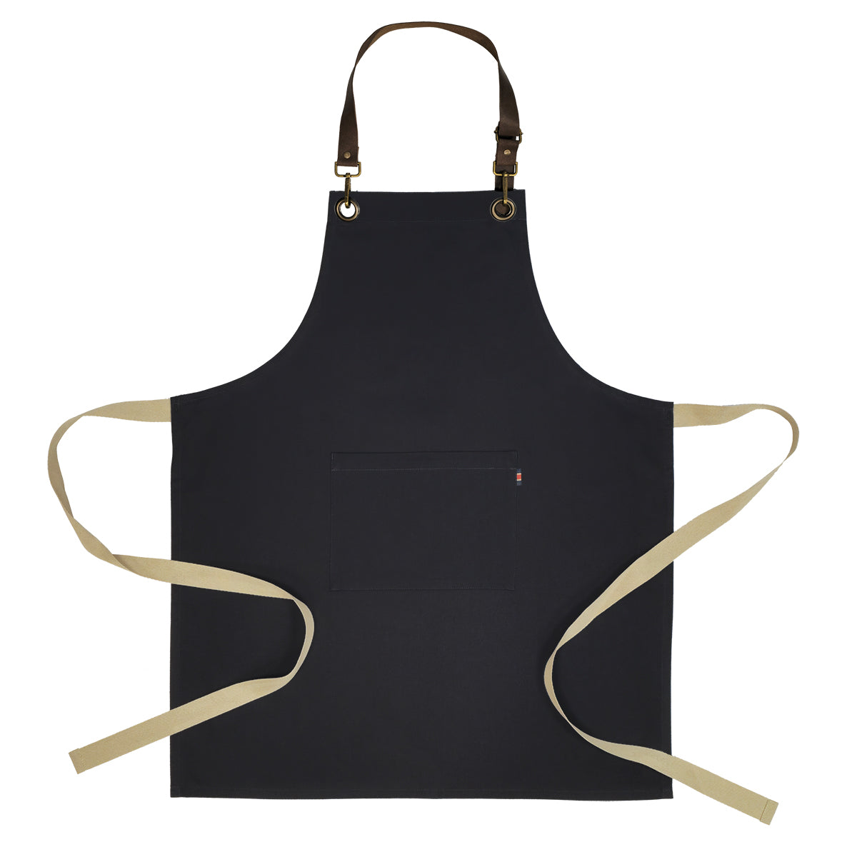 Coast Classic Long Bib Apron with Leather Halter - AF1107