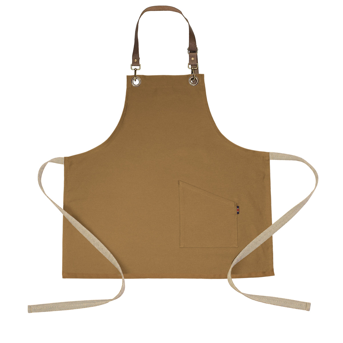 County Classic - Short Bib Apron - Leather Halter - Premium - AF3002