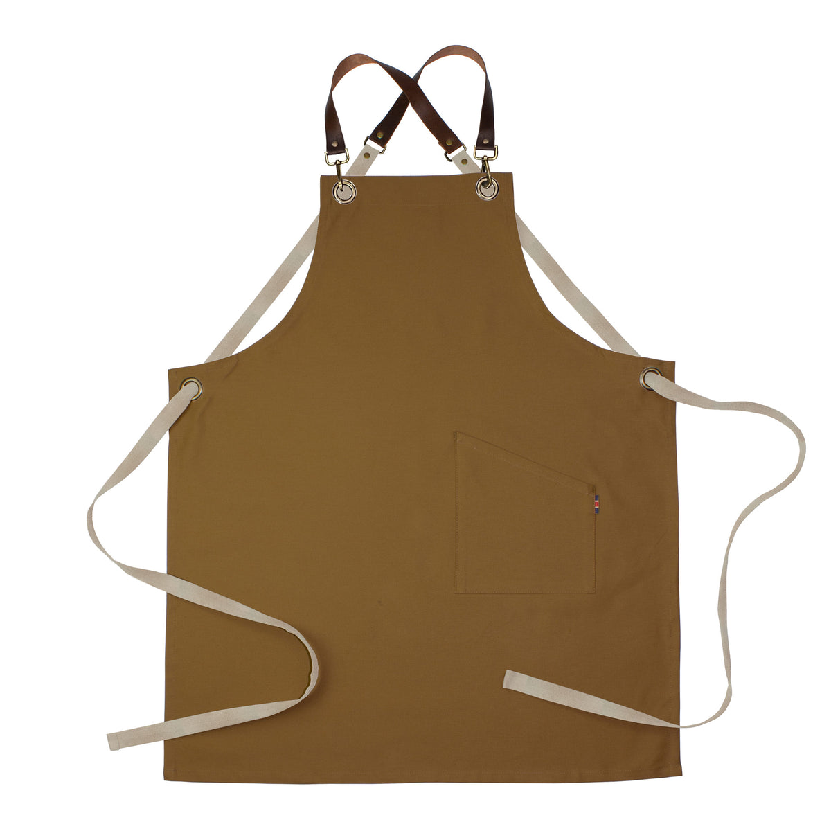 County Crossback - Long Bib Apron - Leather Halter - Premium - AF4001