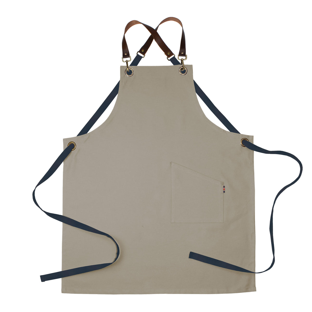 County Crossback - Long Bib Apron - Leather Halter - Premium - AF4001