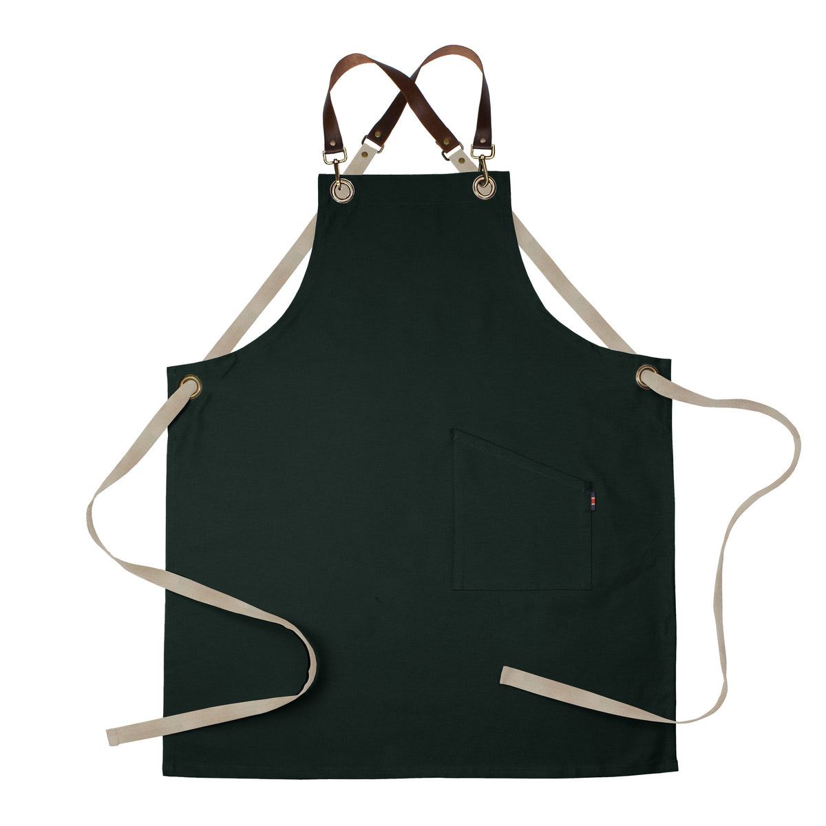 County Crossback - Long Bib Apron - Leather Halter - Premium - AF4001