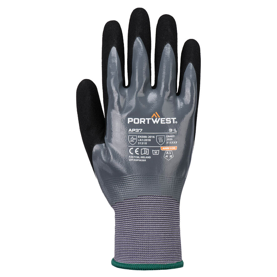 Portwest - Grip 15 Nitrile Foam Touch Screen Glove - AP37