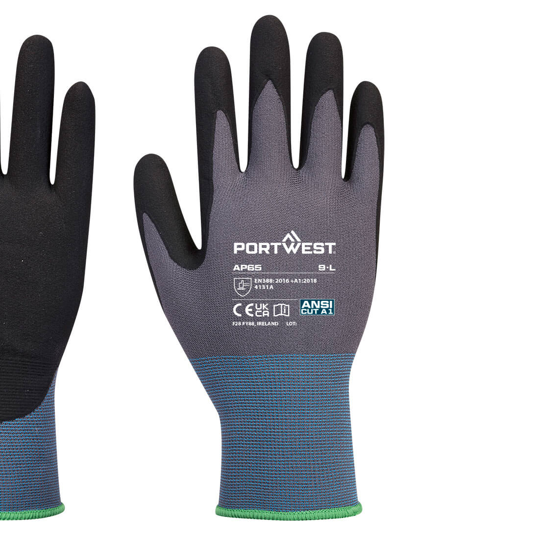 AP65 Black/Grey Back