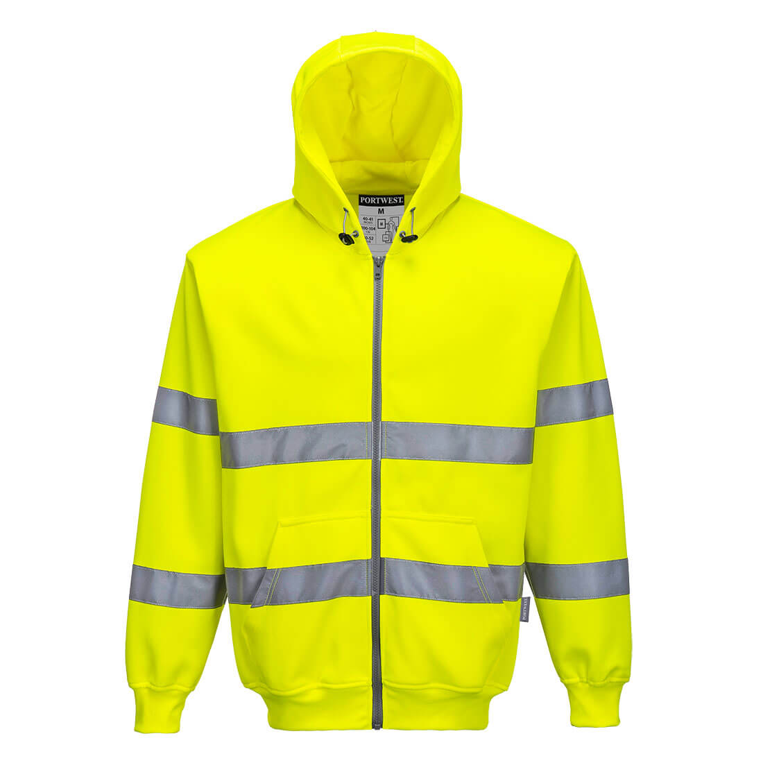 Portwest - Hi-Vis Zipped Hoodie - B305