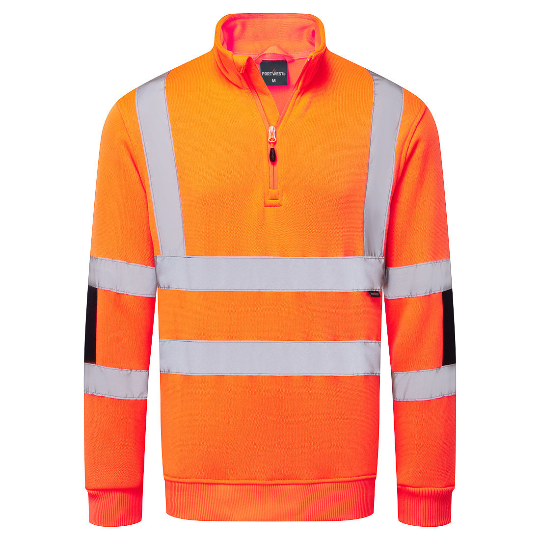 Portwest - Hi-Vis Knitted Half Zip Sweatshirt - B314