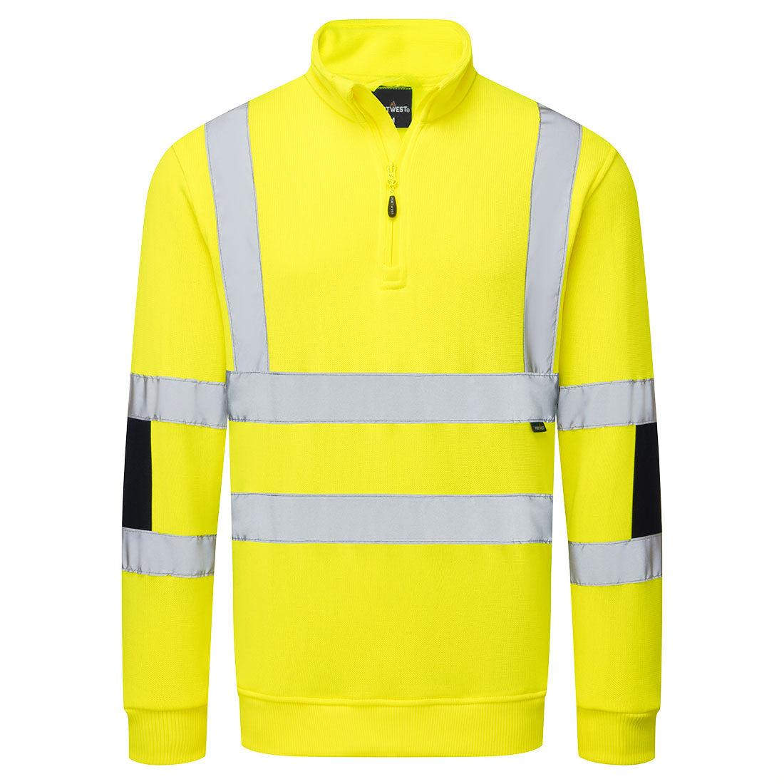 Portwest - Hi-Vis Knitted Half Zip Sweatshirt - B314