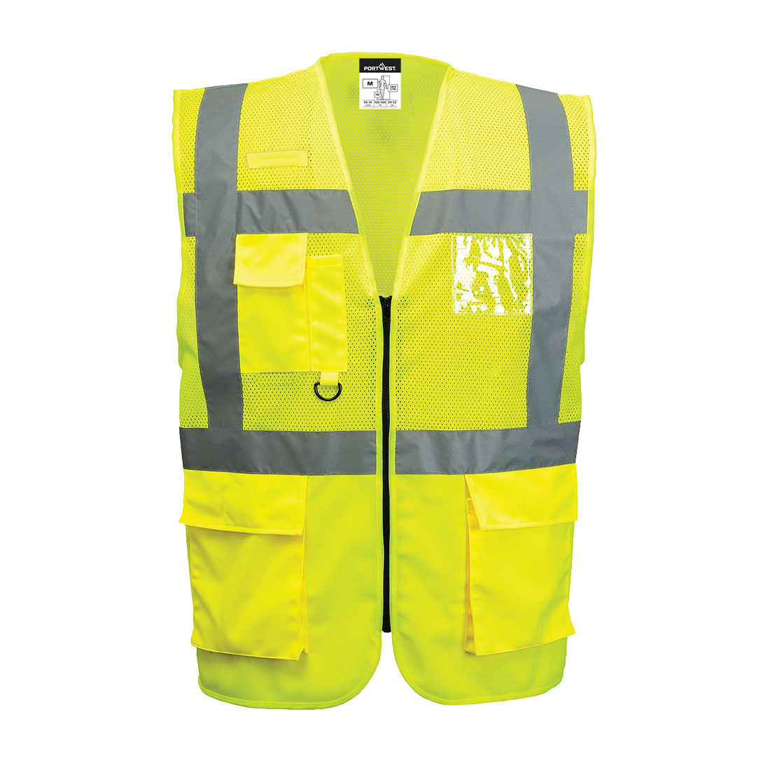 Portwest - Madrid Hi-Vis Half Mesh Executive Vest - C496