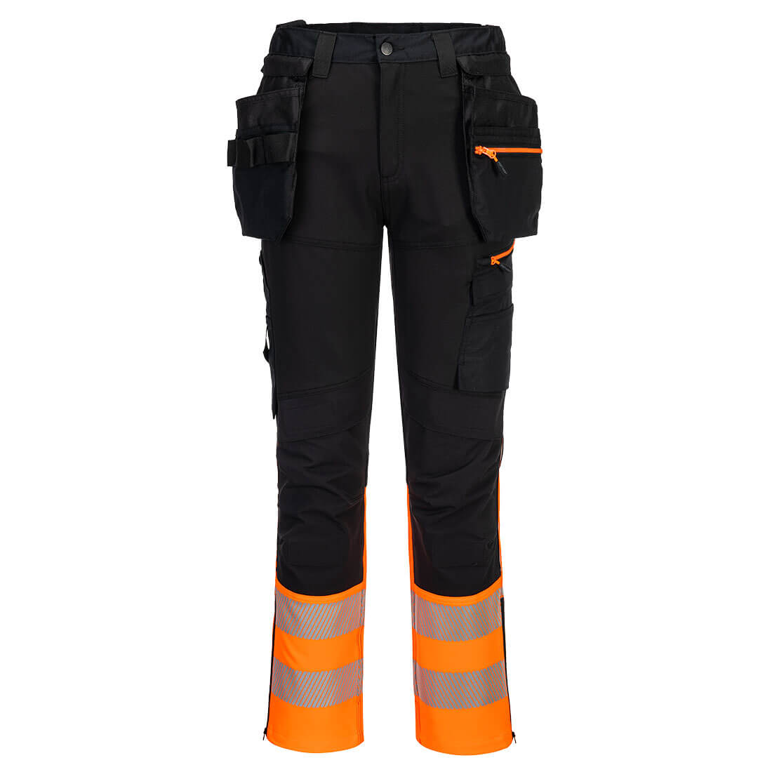 Portwest - DX4 Hi-Vis Class 1 Detachable Holster Pocket Craft Trousers - DX457
