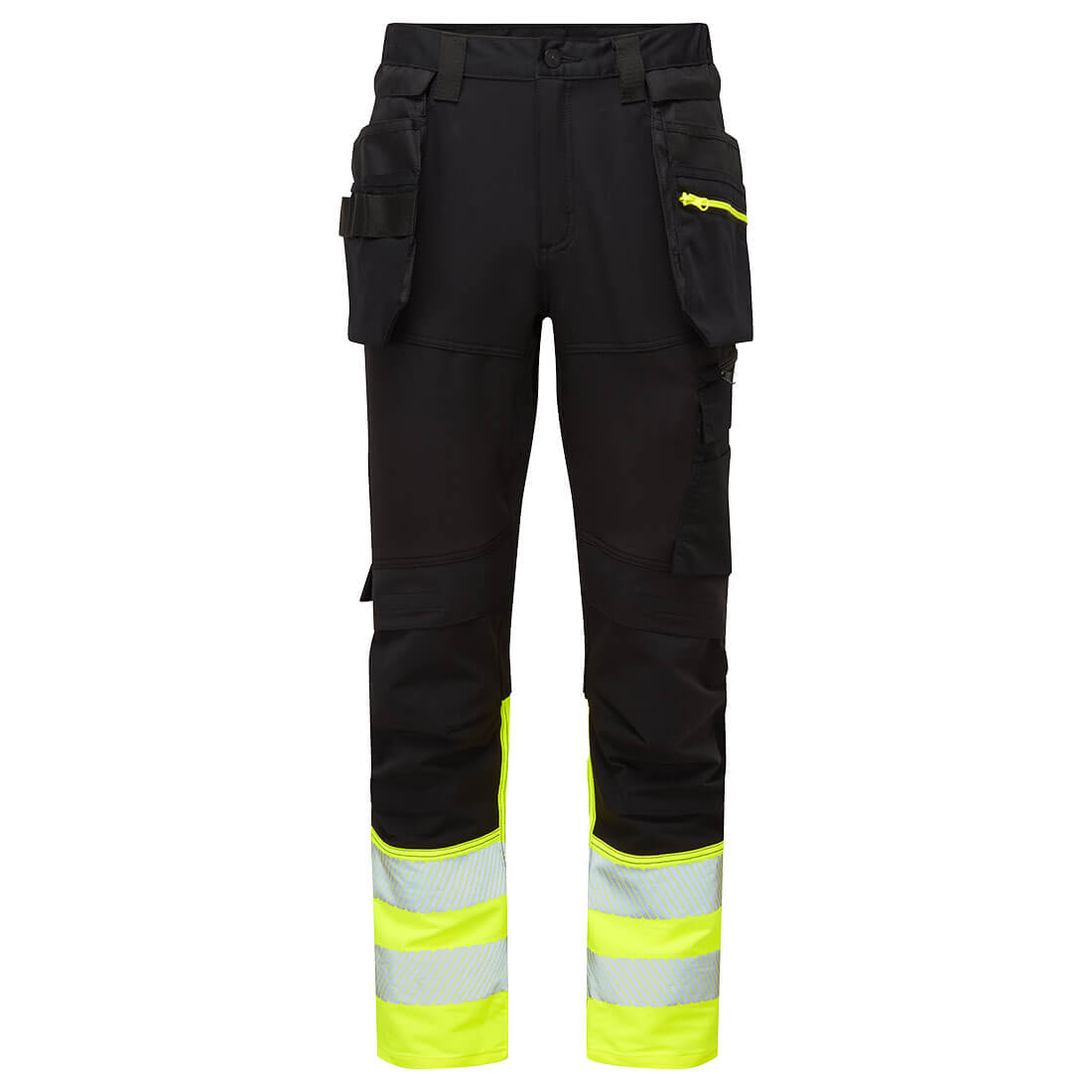Portwest - DX4 Hi-Vis Class 1 Detachable Holster Pocket Craft Trousers - DX457