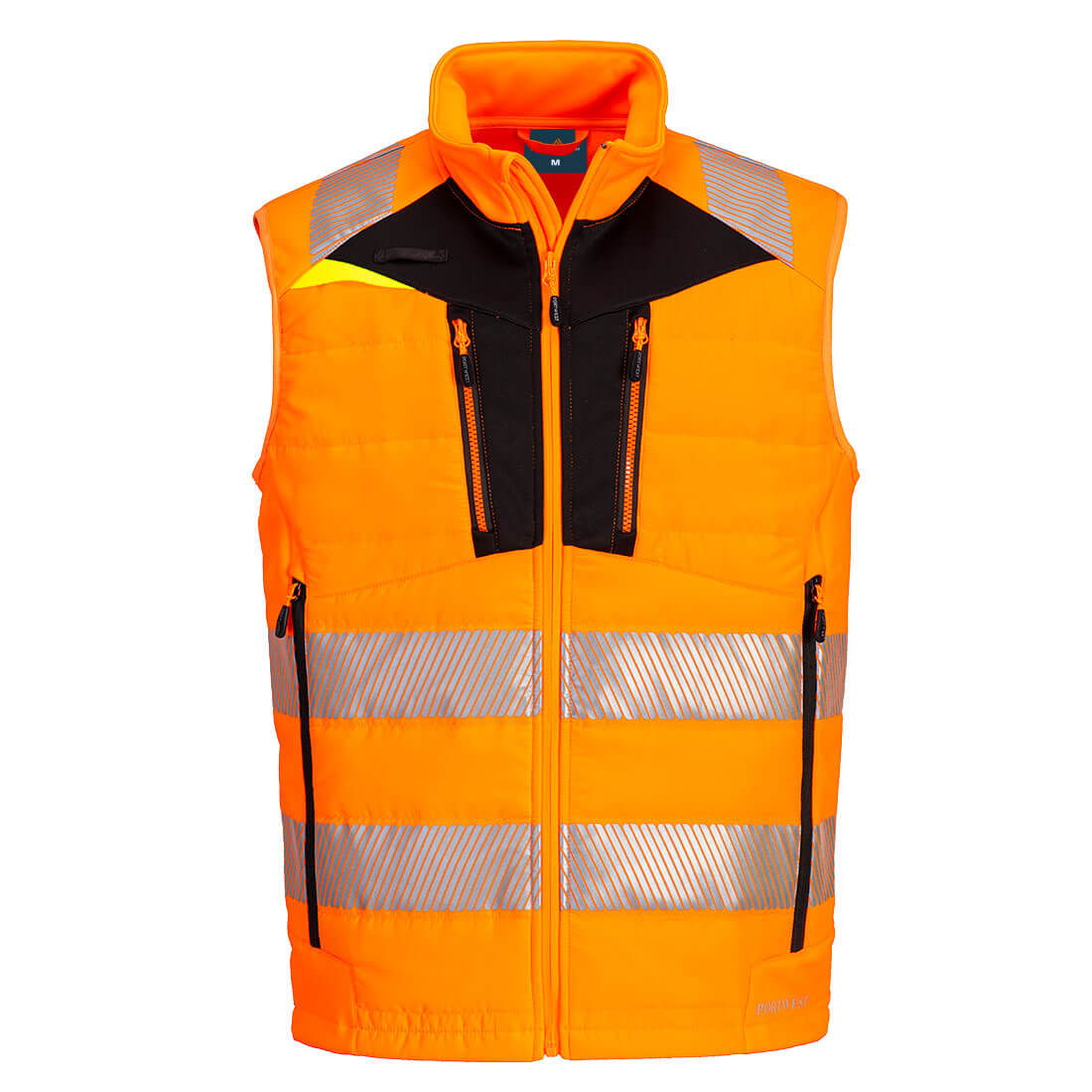 Portwest - DX4 Hi-Vis Hybrid Baffle Bodywarmer - DX479