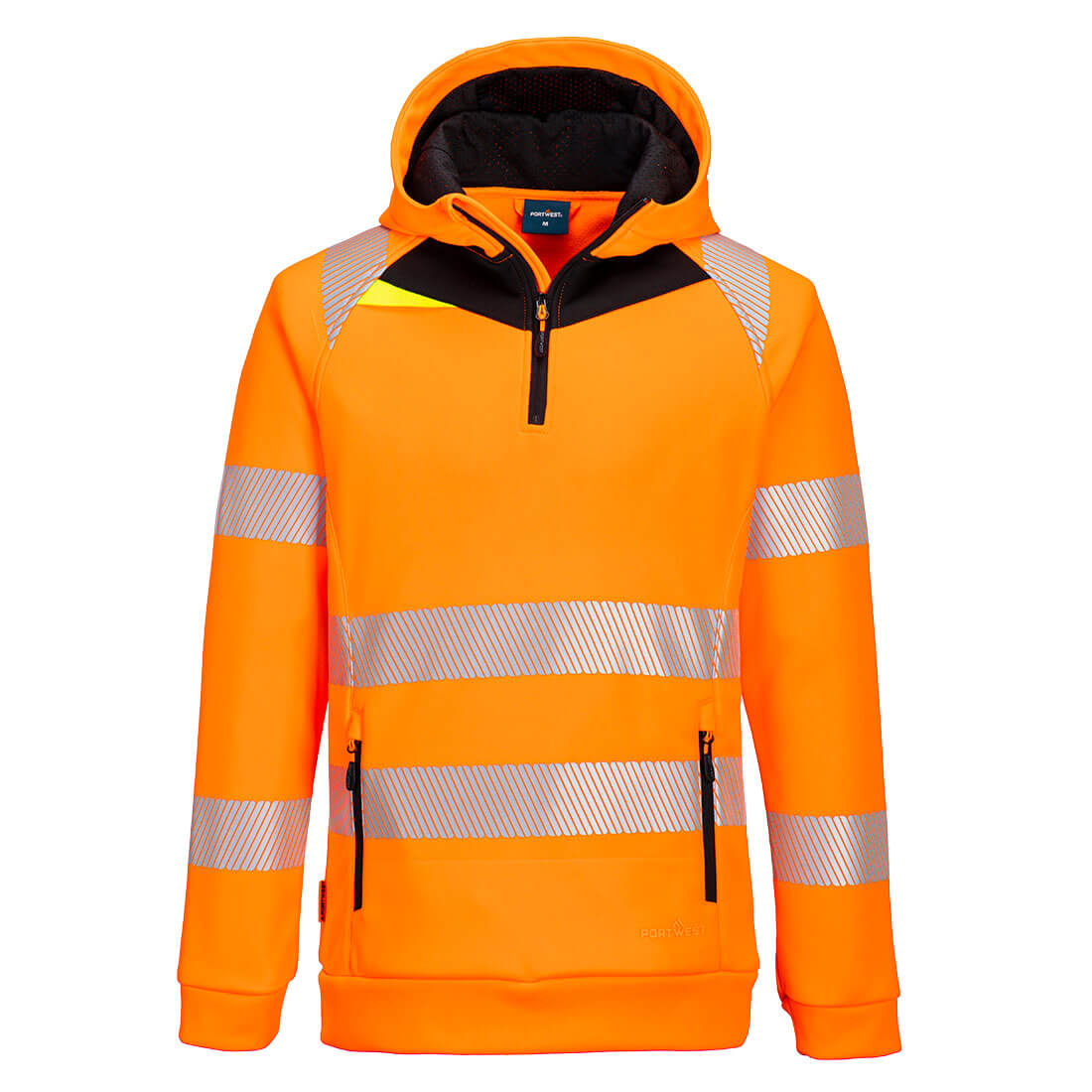 Portwest - DX4 Hi-Vis 1/4 Zip Hoodie - DX482