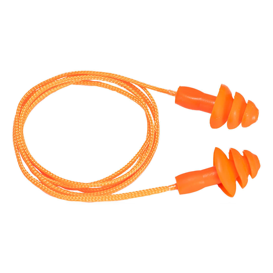 Portwest - Reusable Corded TPR Ear Plugs (50 Pairs) - EP04