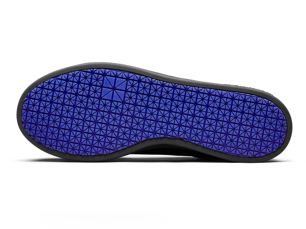 Endurance Non-Slip Stylish Black Work Shoe - Black