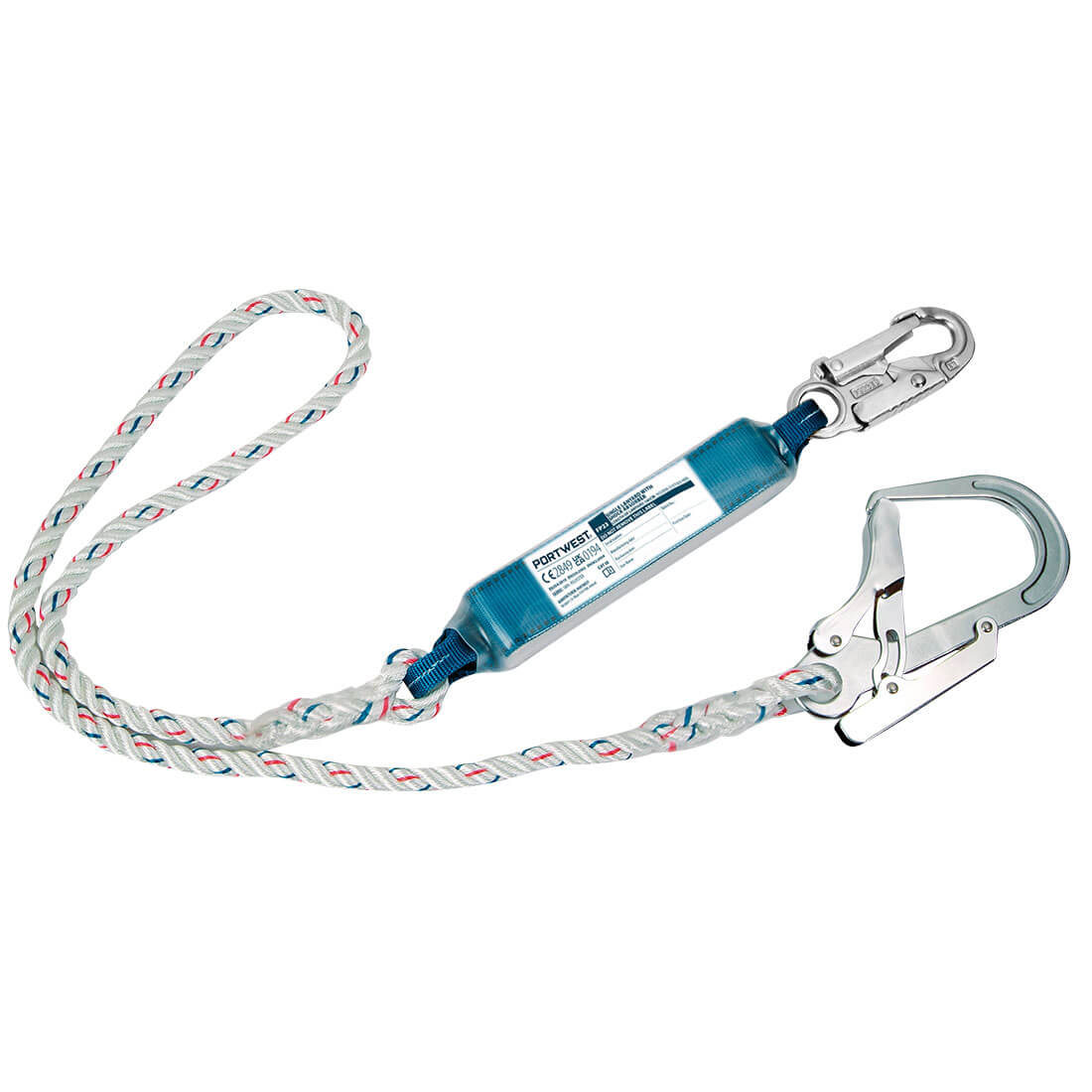 Portwest - Single 1.8m Lanyard With Shock Absorber - FP23
