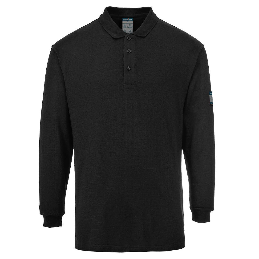 Portwest - Modaflame Knit FR Long Sleeve Polo Shirt - FR10