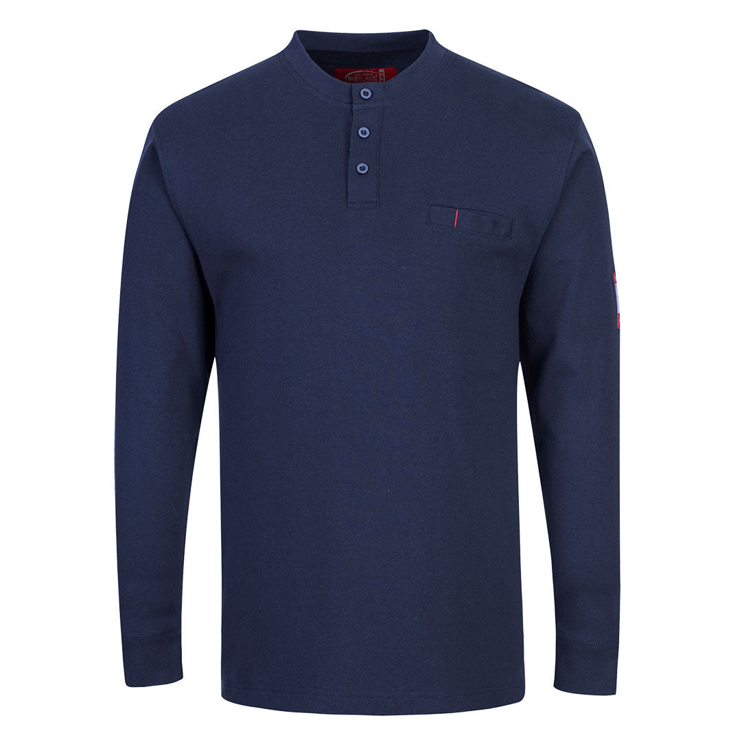 Portwest - Bizflame Knit FR Long Sleeve Henley - FR32