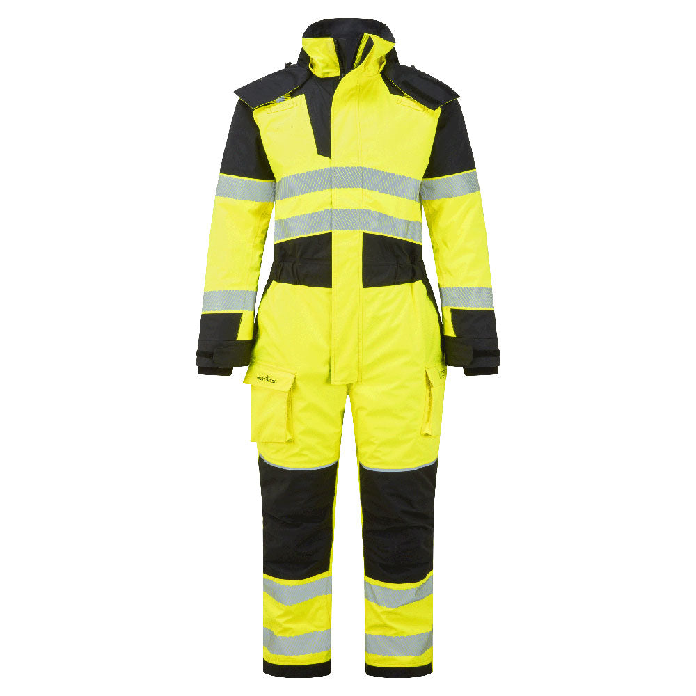 Portwest - PW3 Modaflame Rain+ Hi-Vis Multi-Norm FR Winter Coverall - FR516