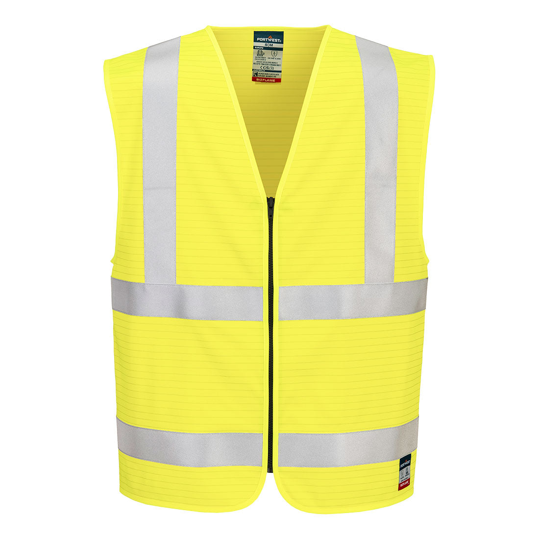 Portwest - Bizflame Hi-Vis FR Zip Vest - FR615