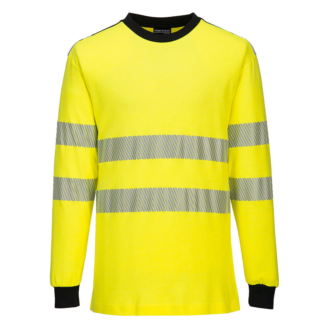 Portwest - PW3 Modaflame Knit Hi-Vis FR Long Sleeve T-Shirt - FR701