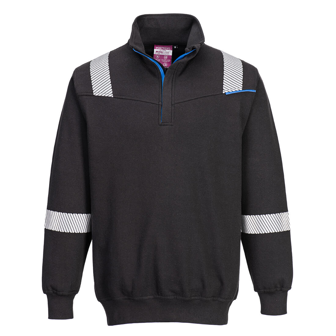 Portwest - WX3 Modaflame Knit FR 1/4 Zip Sweatshirt - FR710