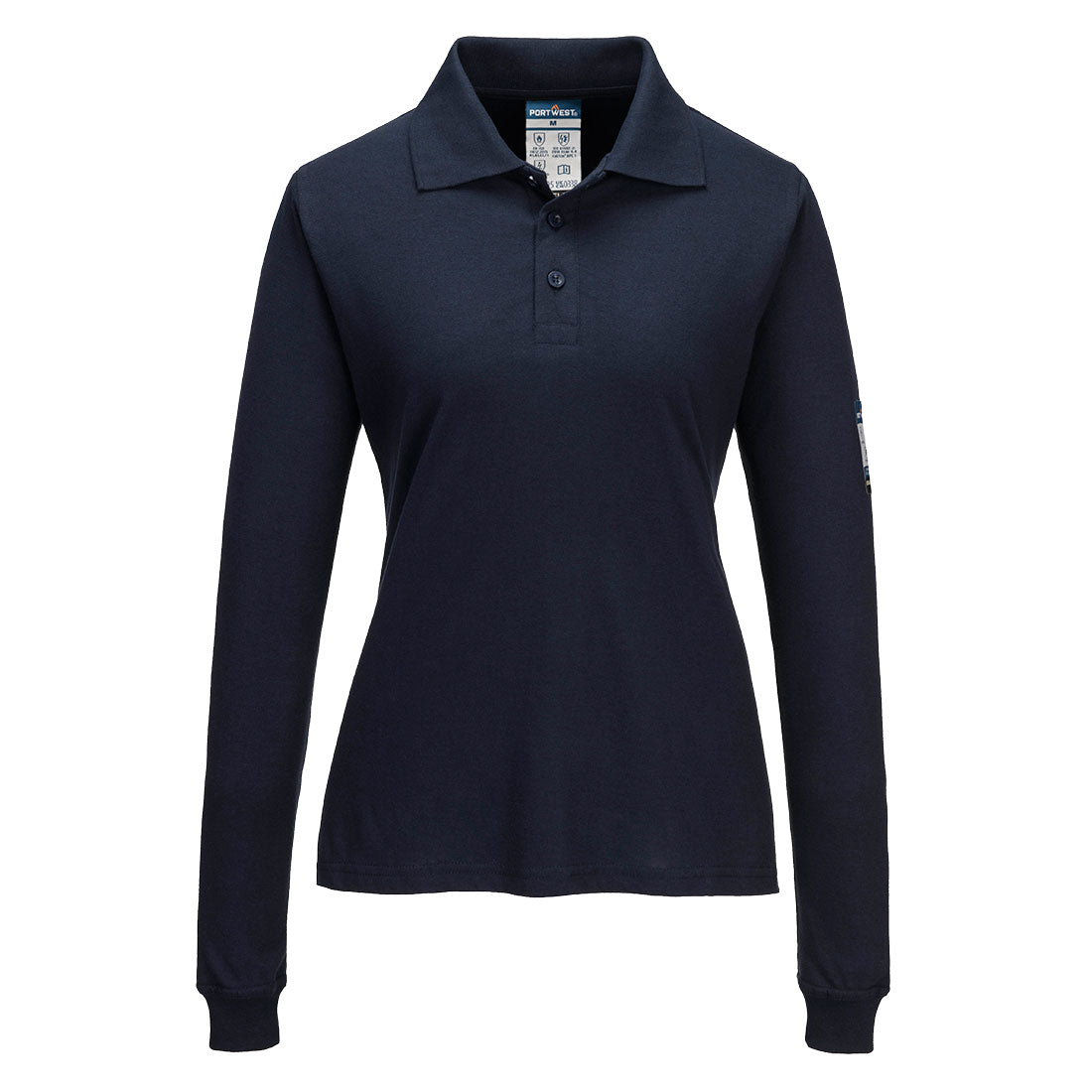 Portwest - Modaflame Knit FR Women's Long Sleeve Polo Shirt - FR758