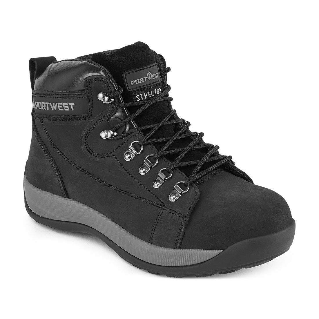 Portwest - Steel Nubuck Leather Mid Boot SB HRO - FW31