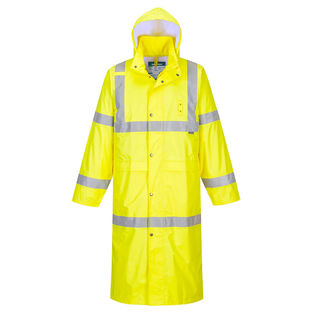 Portwest - Hi-Vis Rain Coat 122cm - H445