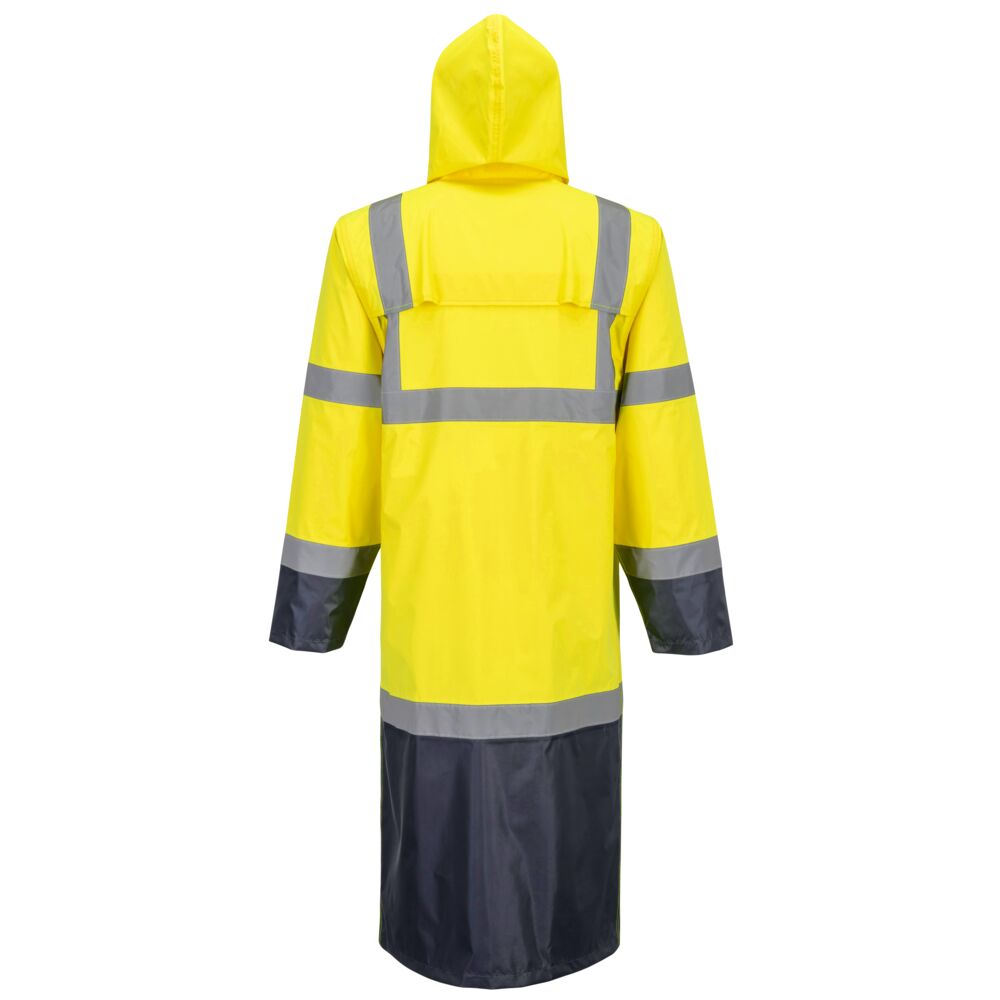 H446 Yellow/Navy Back