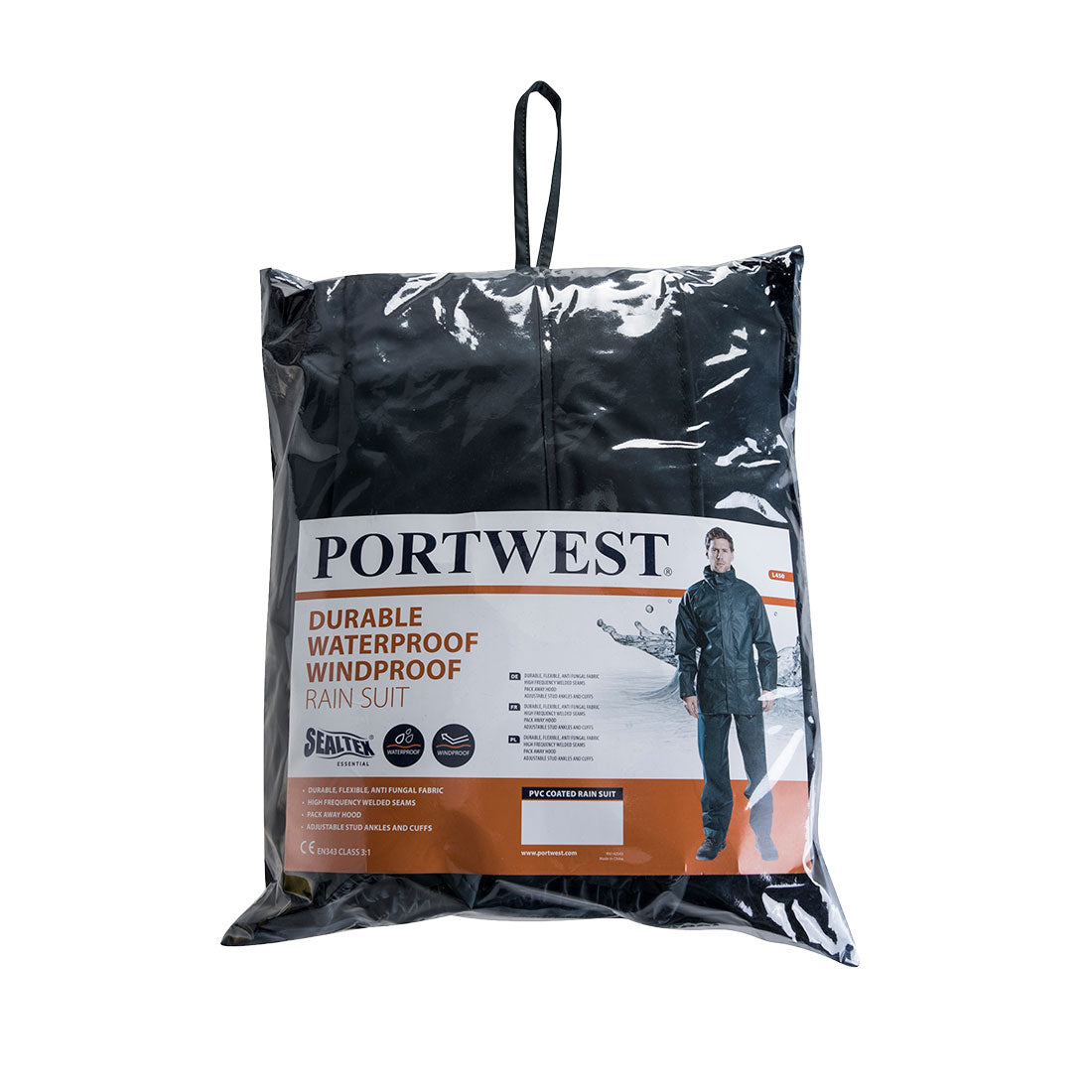 Portwest - Sealtex Essential Rainsuit (2 Piece Suit) - L450