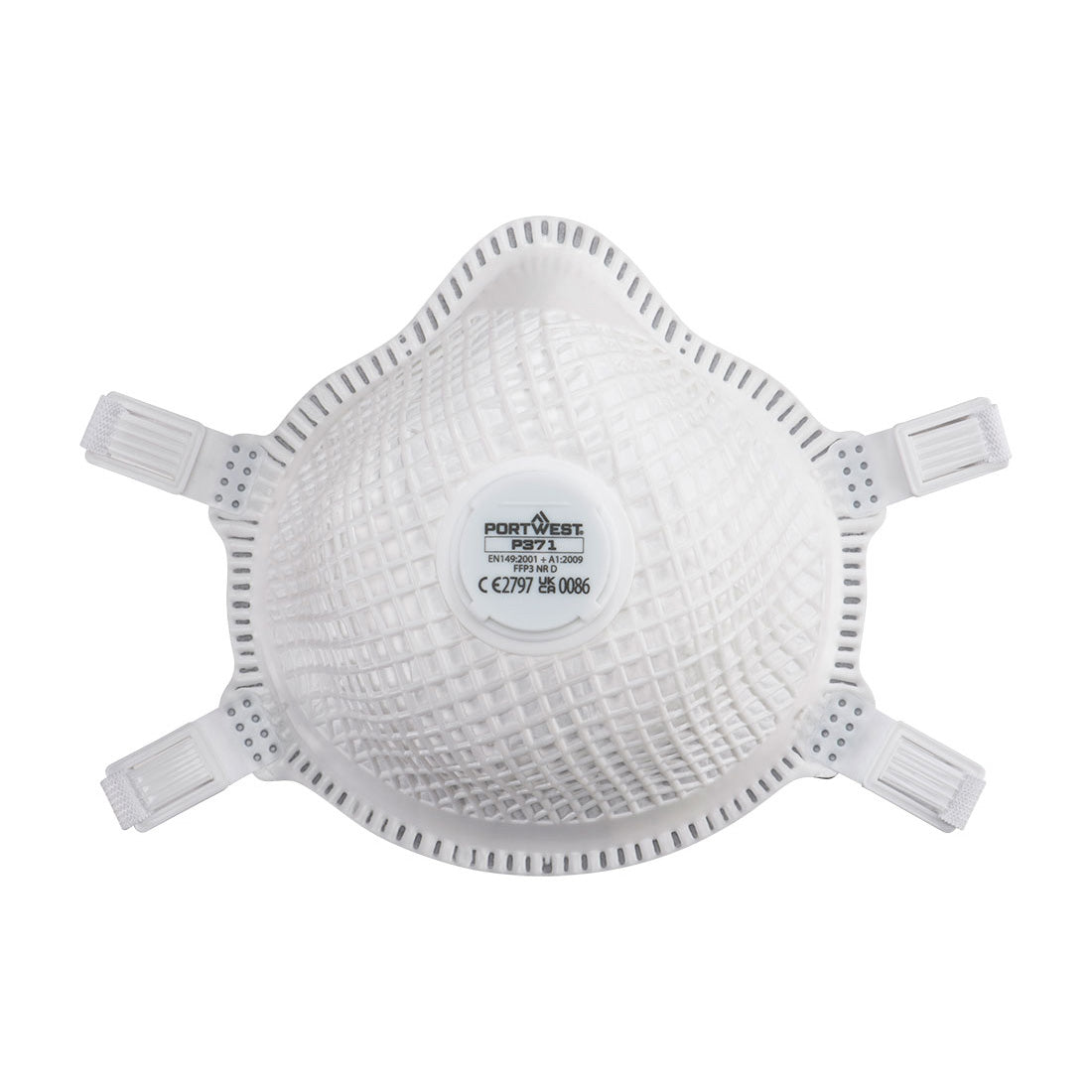 Portwest - ERGONET FFP3 Valved Dolomite Respirator (Pk5) - P371