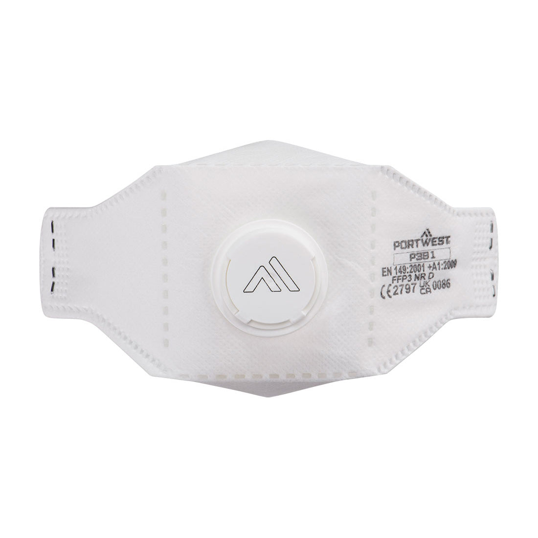 Portwest - EAGLE FFP3 Valved Dolomite Fold Flat Respirator (Pk10) - P391