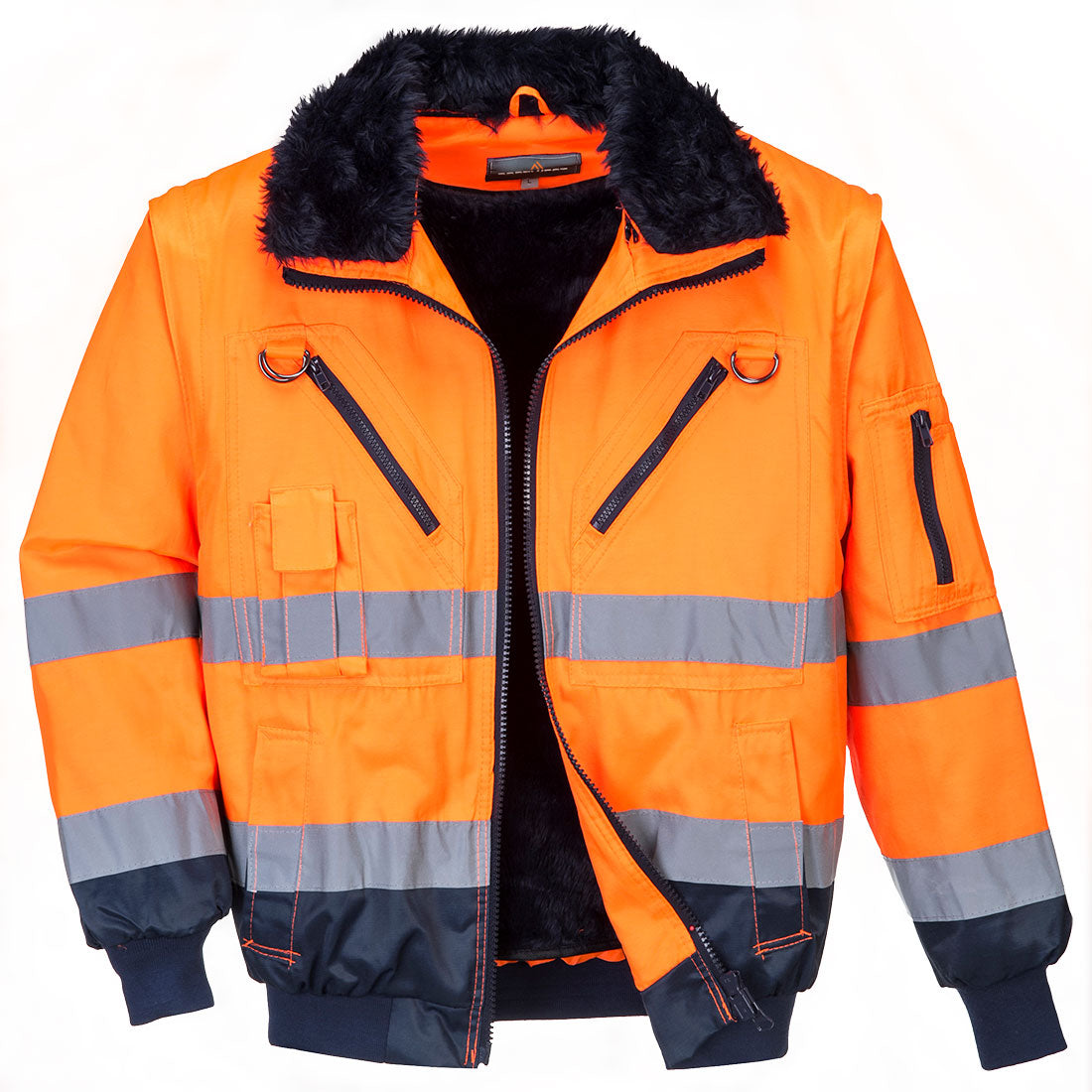 Portwest - Hi-Vis 3-in-1 Contrast Pilot Jacket - PJ50