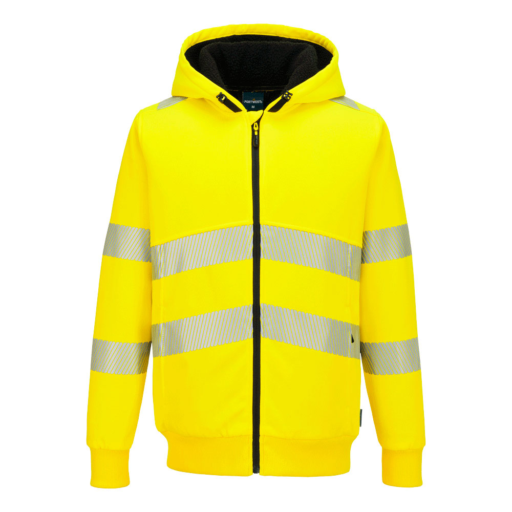 Portwest - PW321 Hi-Vis Zipped Winter Hoodie - PW321