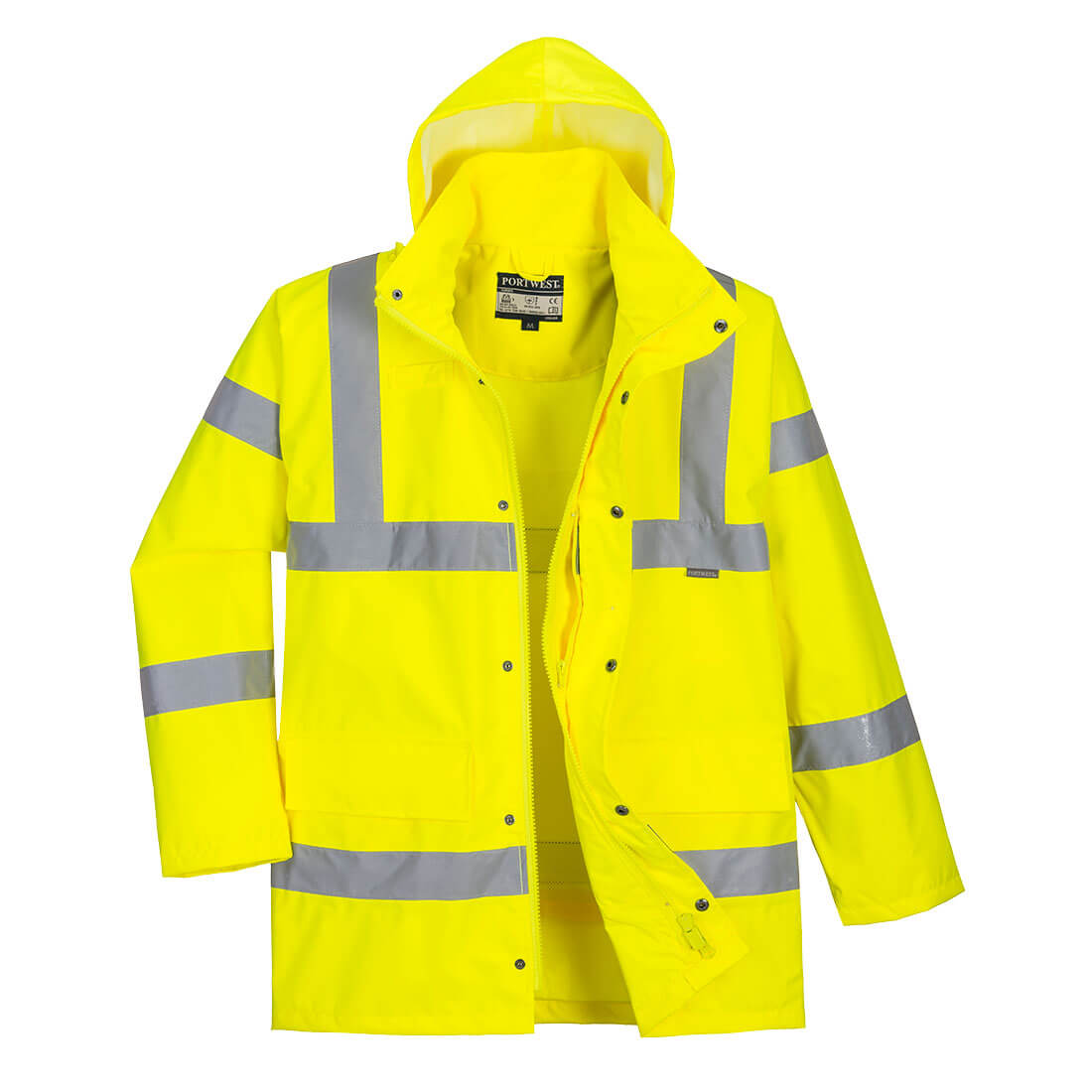 Portwest - Hi-Vis Breathable Rain Traffic Jacket - RT60