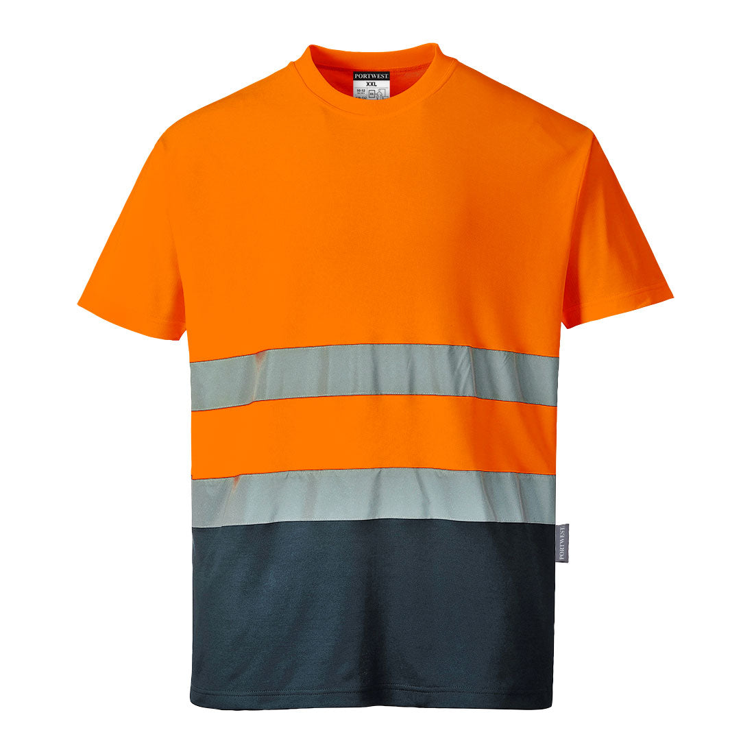 Portwest - Hi-Vis Cotton Comfort Contrast T-Shirt S/S - S173