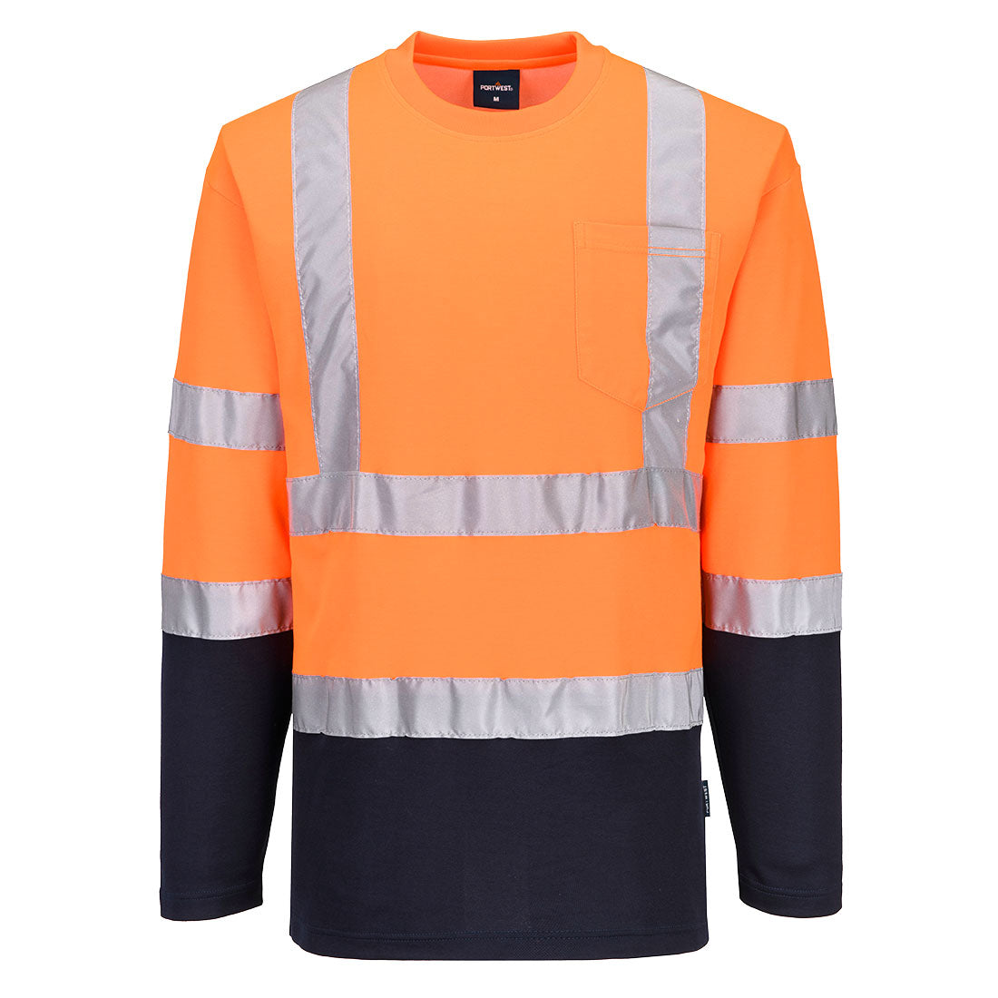 Portwest - Hi-Vis Cotton Comfort Contrast T-Shirt L/S - S280