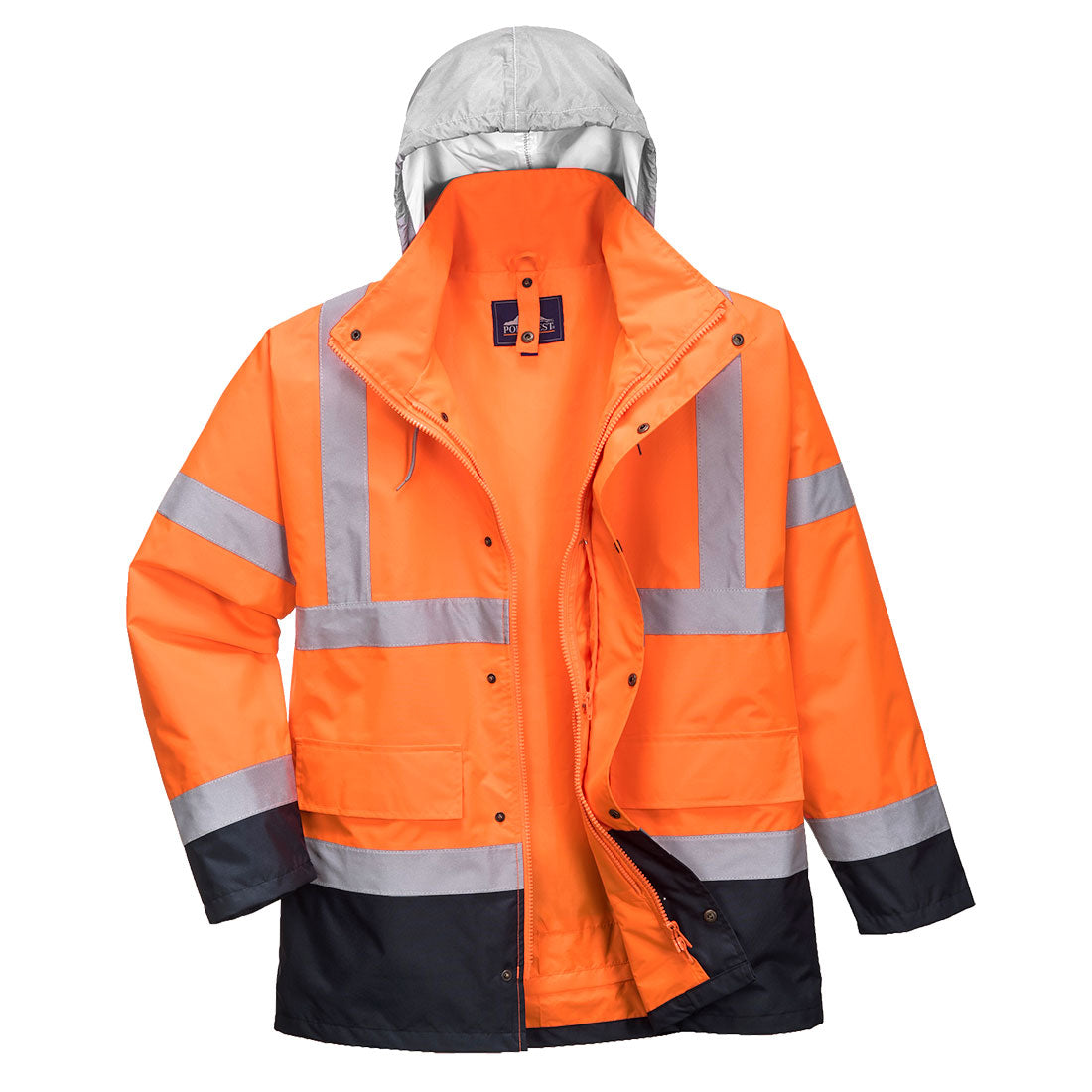 Portwest - Hi-Vis 4-in-1 Contrast Traffic Jacket - S471