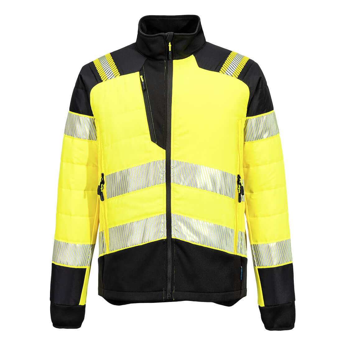 Portwest - PW3 Hi-Vis Hybrid Baffle Jacket - T170