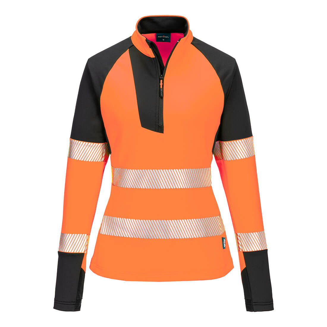 Portwest - PW3 Hi-Vis Women's 1/4 Zip Sweatshirt - T173